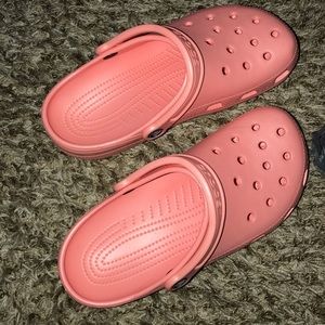 CORAL/ MELON CROCS BRAND NEW